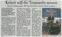 Keiner will die Trommeln missen