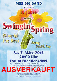 Swingin' Spring 2015 - Ausverkauft